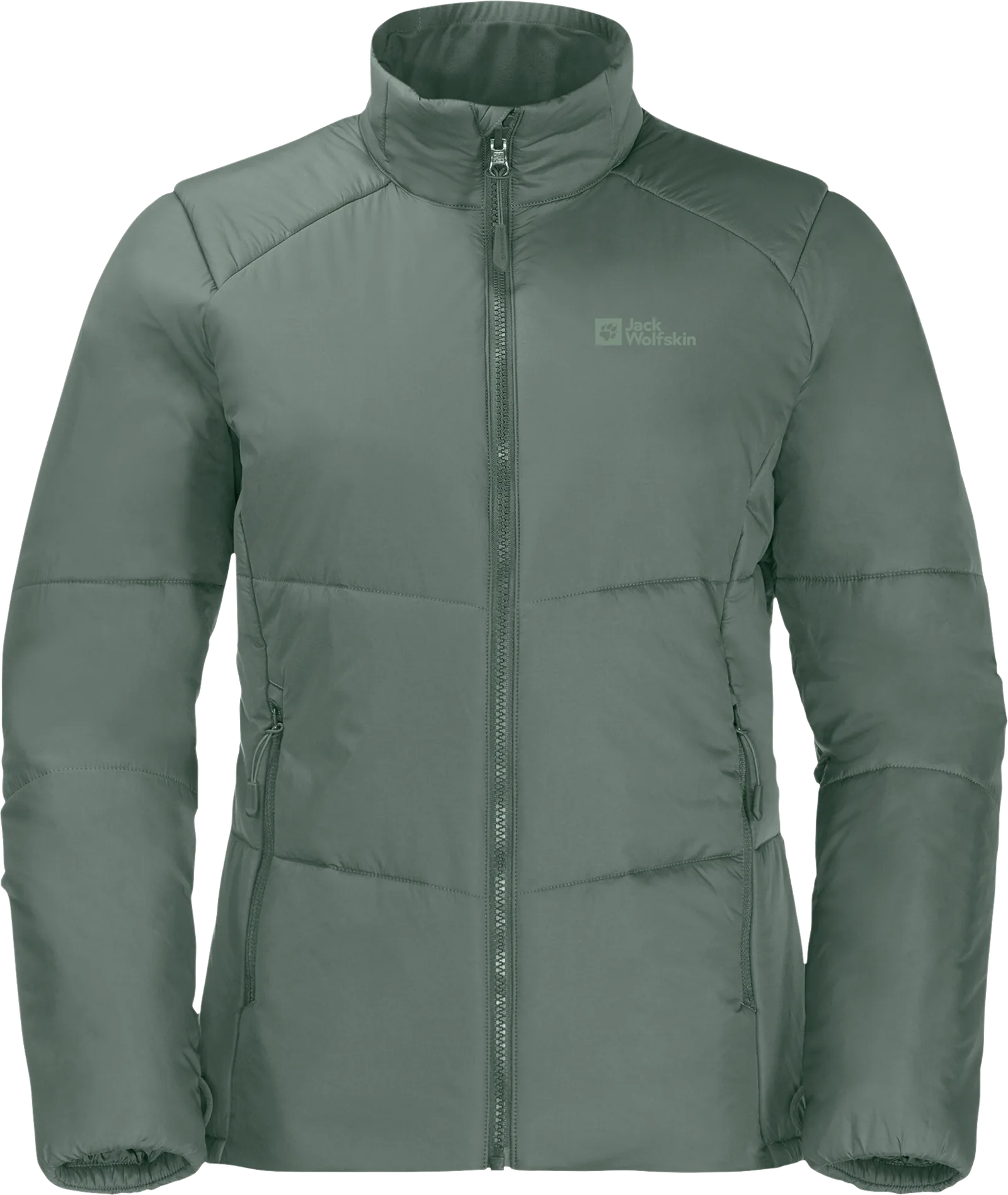 Jack Wolfskin Bergland Insulated Damenjacke in Hedge Green (grün)